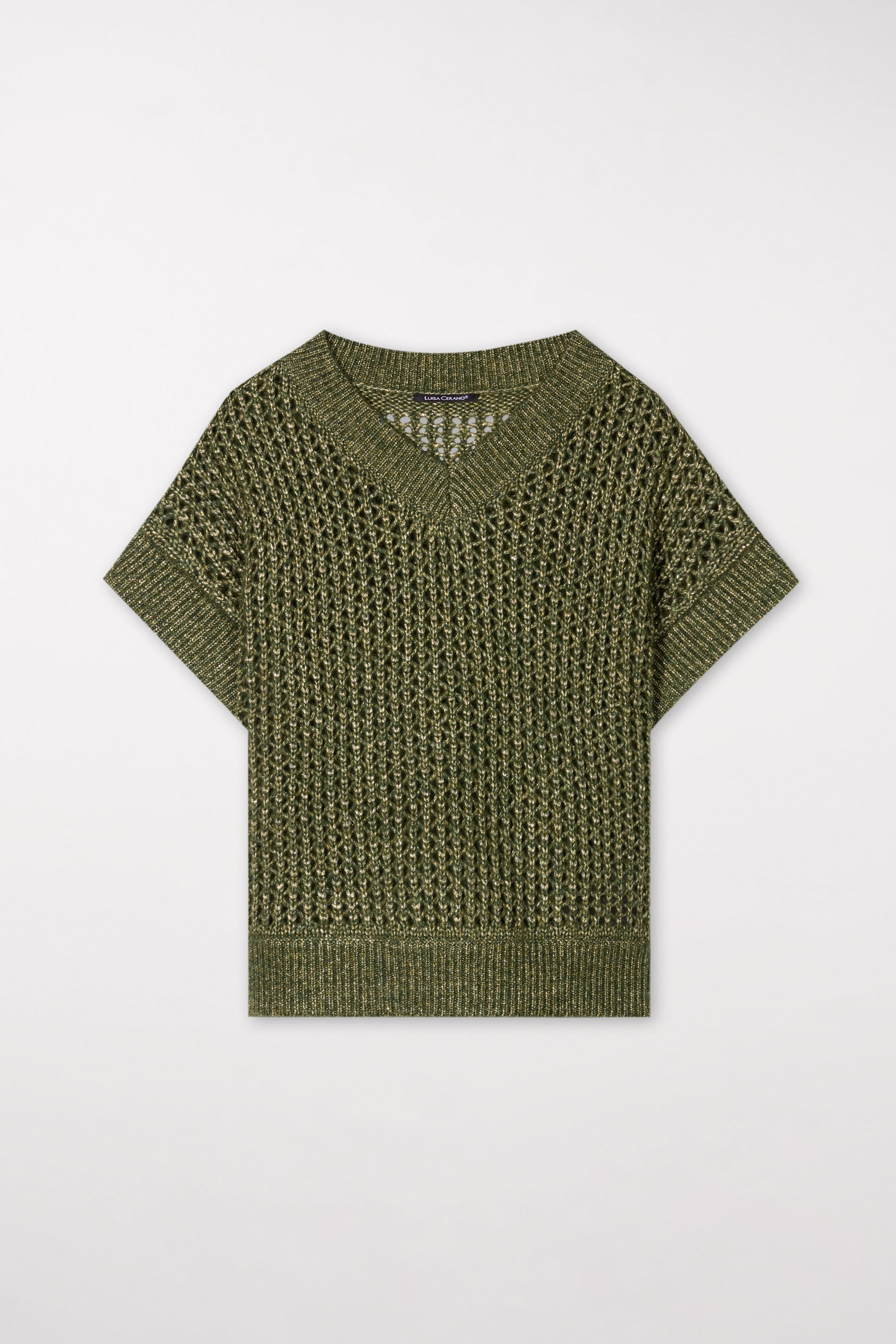 Pullover in Ajour-Optik