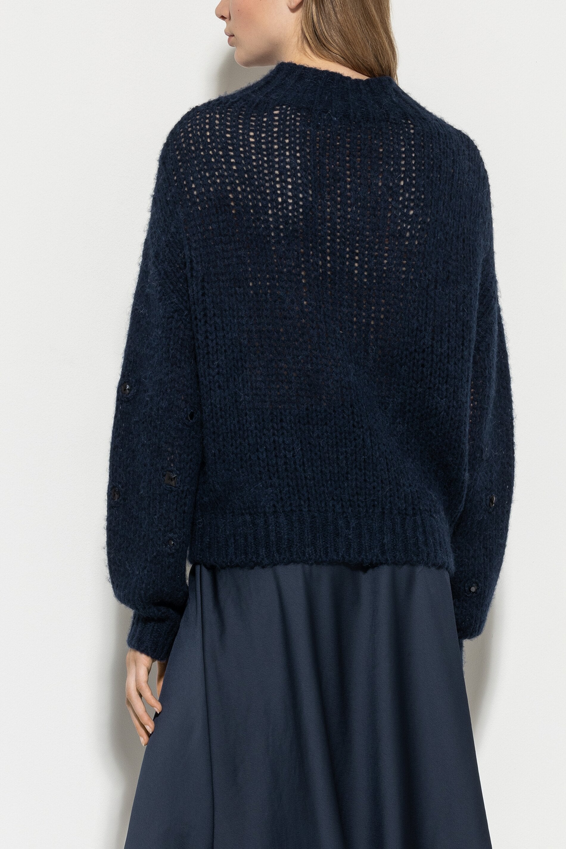 Turtleneck made from a wool blend