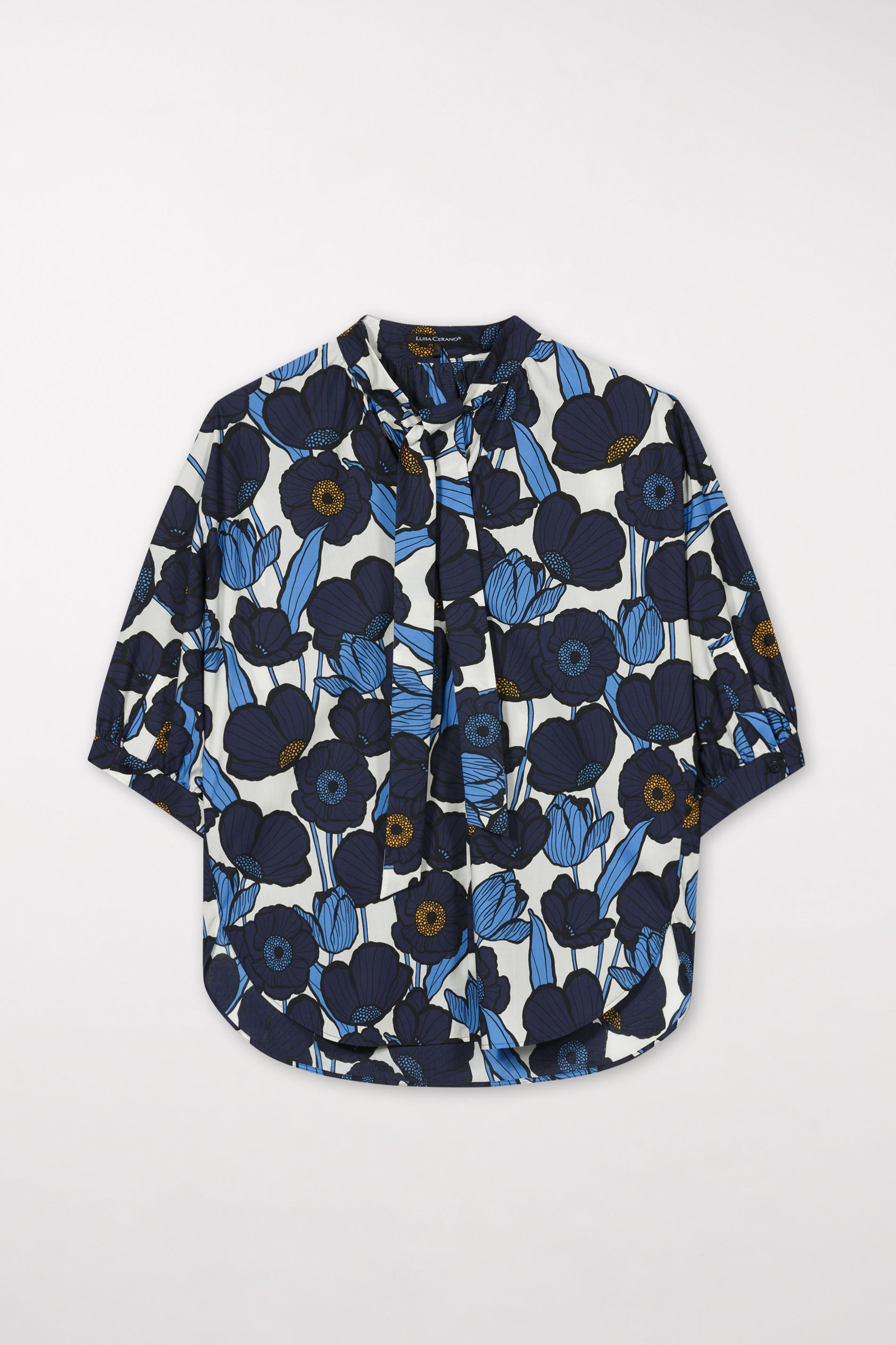 #Farbe_the blue poppy print