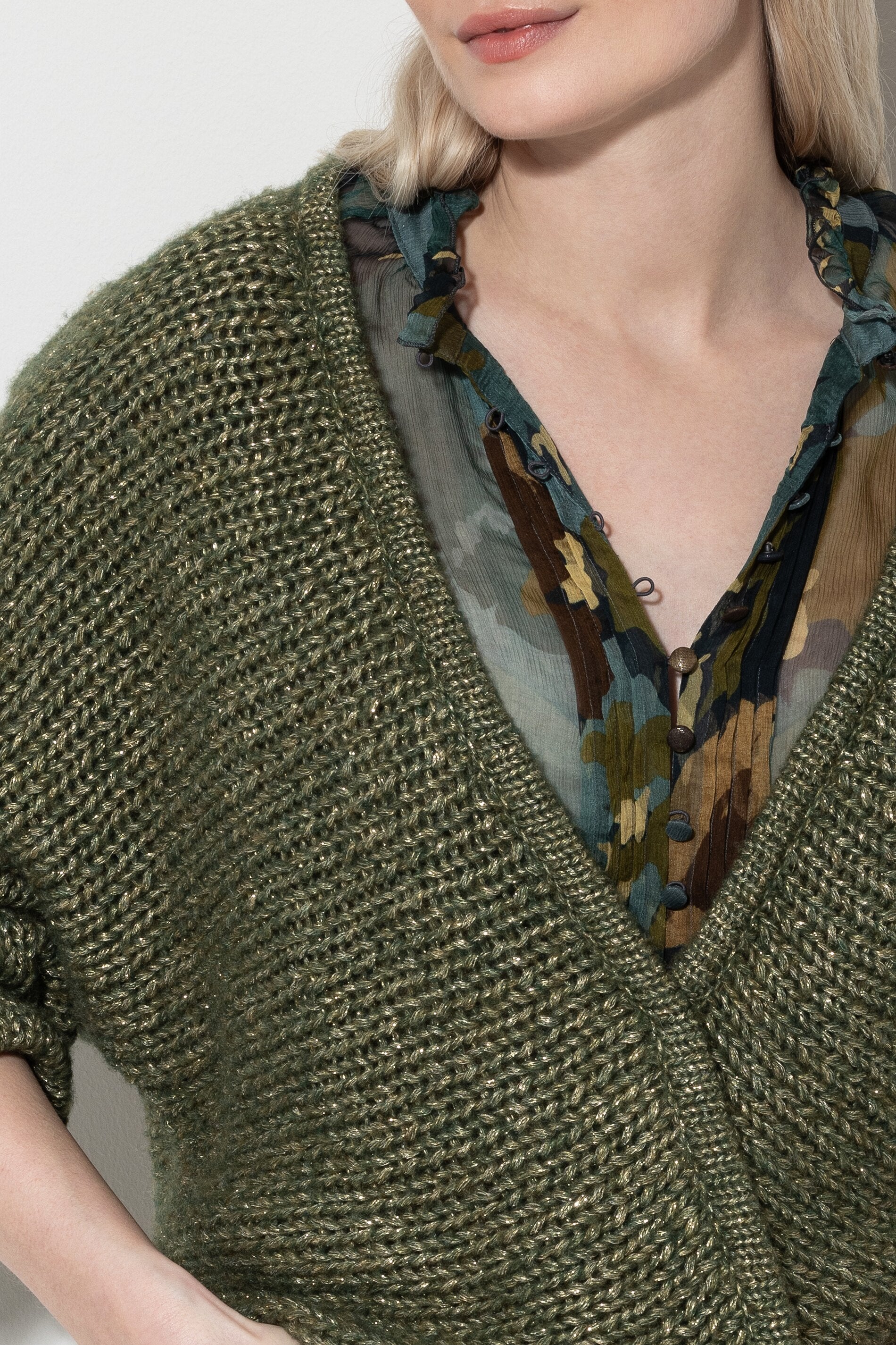 Cardigan aus Woll-Mix