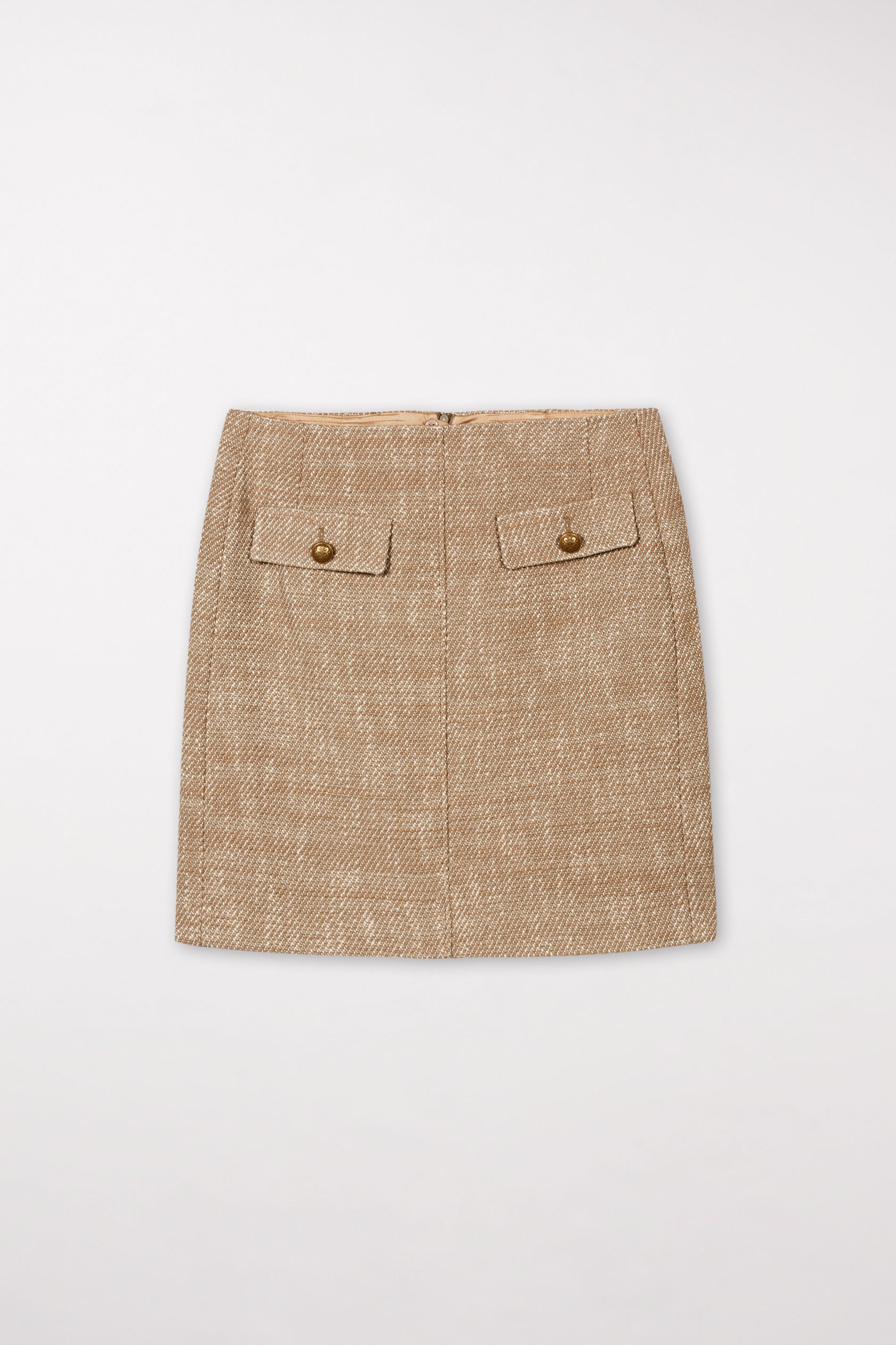 Pencil skirt in tweed look