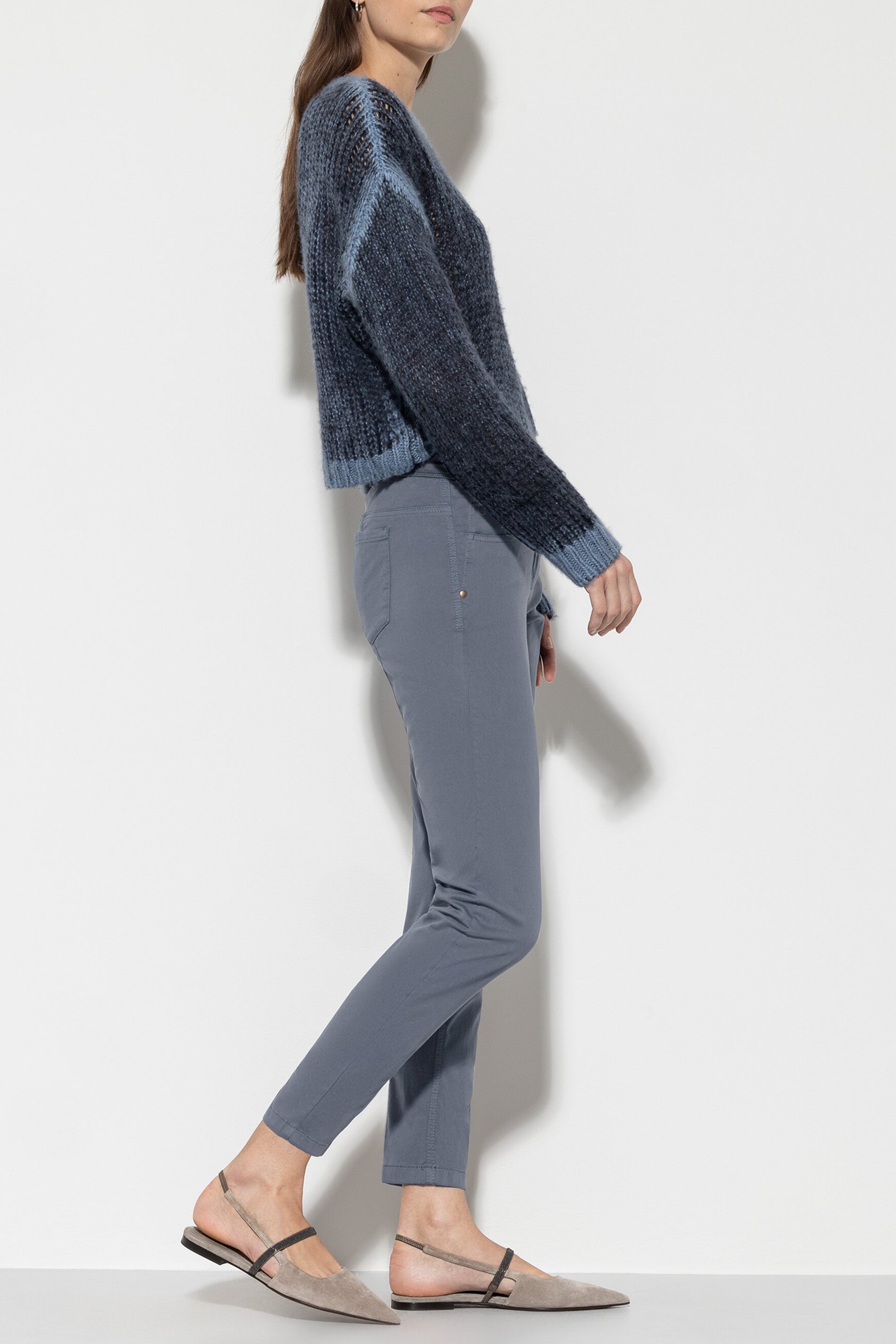 Denim couleur high-stretch